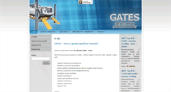 Desktop Screenshot of gates.cz