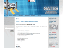 Tablet Screenshot of gates.cz